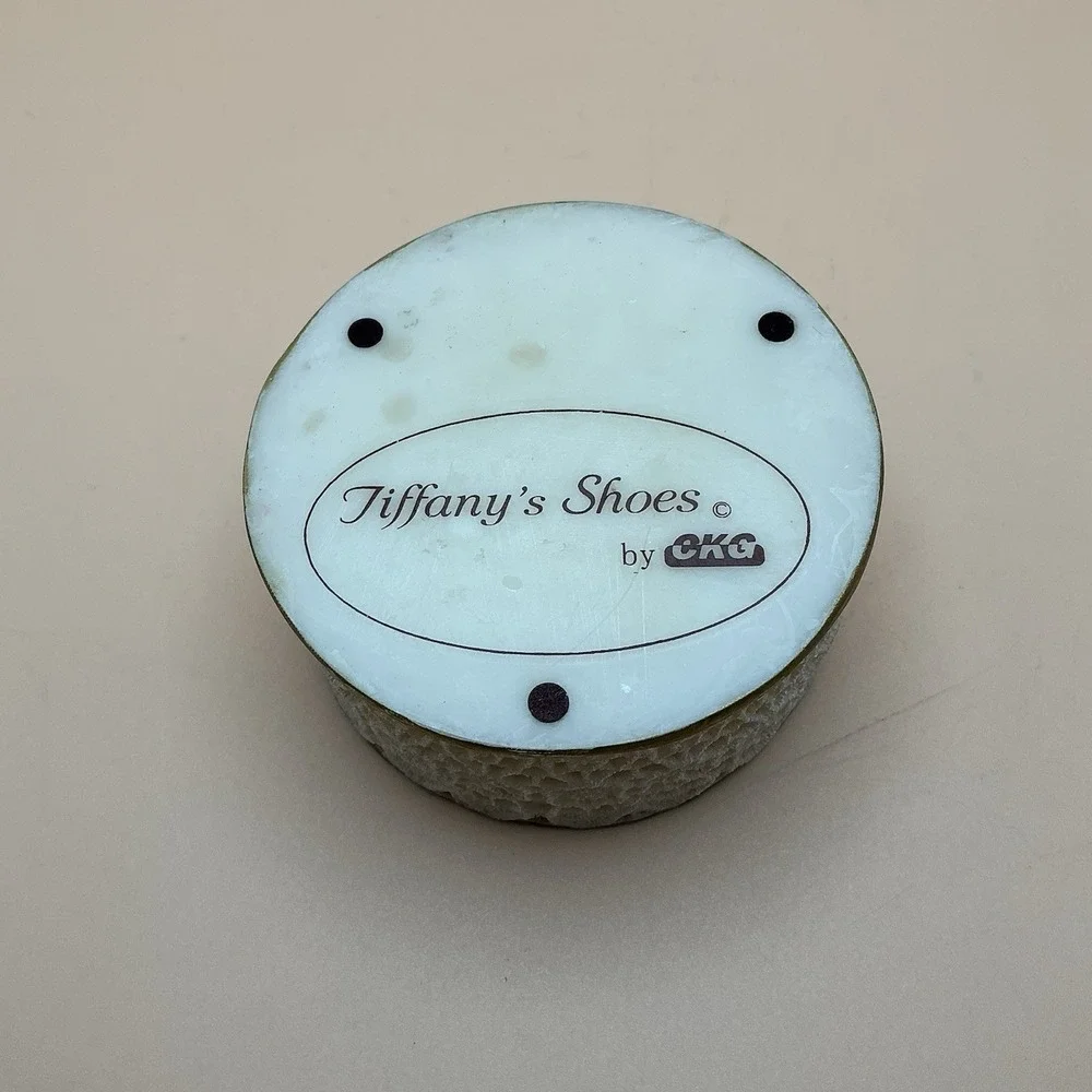 Vintage Victorian Style Shoe‎ Trinket Jewelry Box